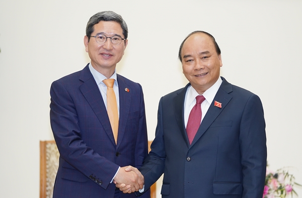 Thủ tướng tiếp Chủ tịch Nhóm Nghị sĩ hữu nghị Hàn - Việt - Hình 1