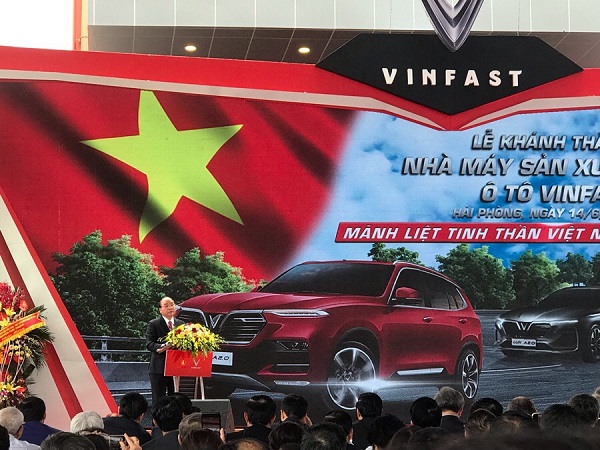 Thủ tướng Nguyễn Xuân Phúc dự Lễ khánh thành Nhà máy Sản xuất ô tô Vinfast tại Hải Phòng - Hình 1