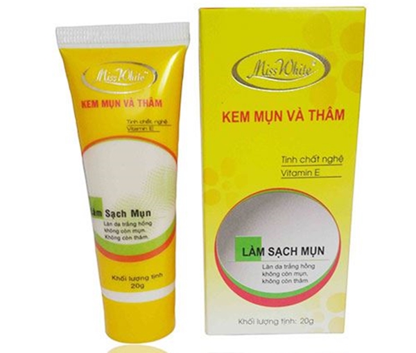 Bộ Y tế: Thu hồi sản phẩm Kem mụn và thâm Miss White