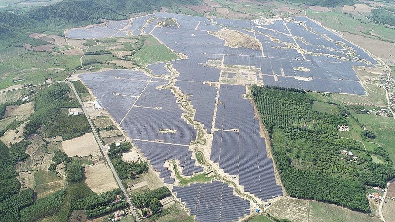 Phú Yên: Khánh thành nhà máy điện mặt trời - Hình 1