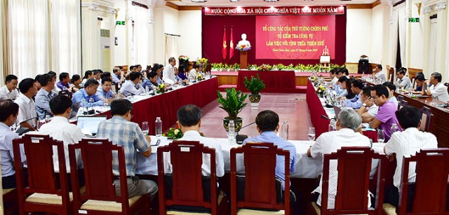 Thừa Thiên Huế: Tổ công tác của Chính phủ kiểm tra công tác bổ nhiệm cán bộ