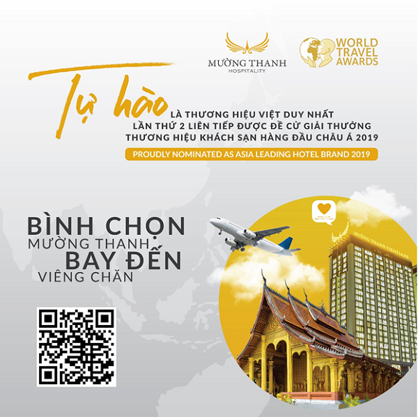 Mường Thanh vào top đề cử “Thương hiệu khách sạn hàng đầu châu Á 2019”