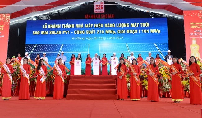 An Giang: Khánh thành Nhà máy điện năng lượng mặt trời gần 6.000 tỷ đồng