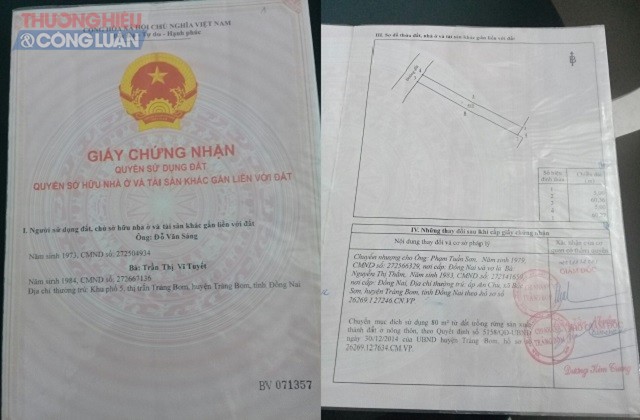 Trảng Bom - Đồng Nai: Mua phải đất 'vịt trời', dân khóc ròng đi tìm công lý? - Hình 2