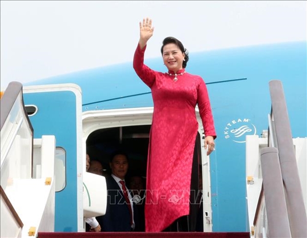 Chủ tịch Quốc hội Nguyễn Thị Kim Ngân đến Bắc Kinh, tiếp tục chuyến thăm chính thức Trung Quốc - Hình 1