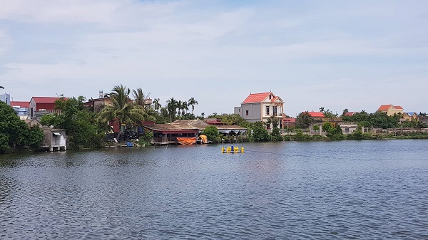 Hải Dương: Công trình trái phép lấn chiếm hồ Bồng Lai