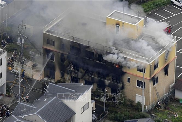 Vụ cháy xưởng phim ở Nhật Bản: Con số thiệt mạng tăng lên 24 người - Hình 1