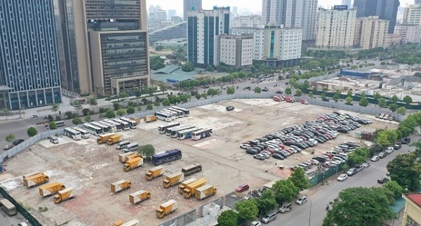 Hà Nội: Cần xử lý nghiêm bãi trông giữ xe không phép tại lô E5, KĐT mới Cầu Giấy