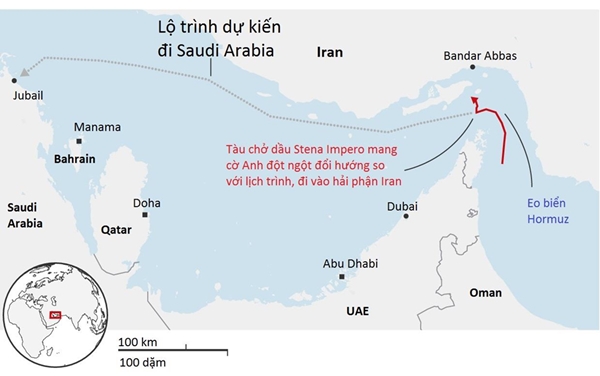 Leo thang căng thẳng, Iran bắt giữ hai tàu chở dầu tại eo biển Hormuz - Hình 2