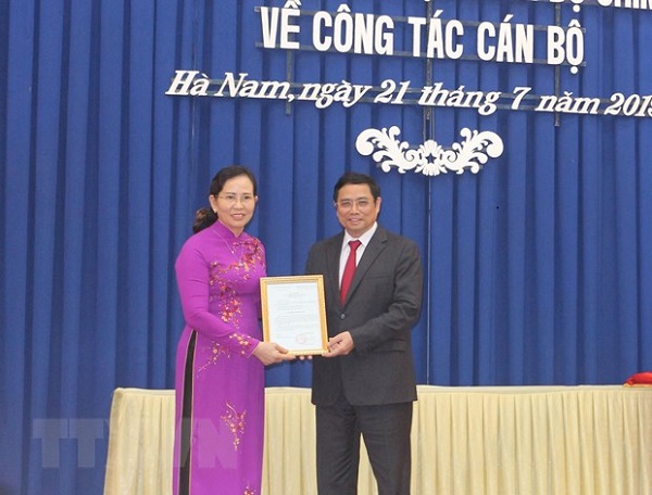 Phó Chủ nhiệm Ủy ban Kiểm tra Trung ương Lê Thị Thủy làm Bí thư Hà Nam - Hình 1