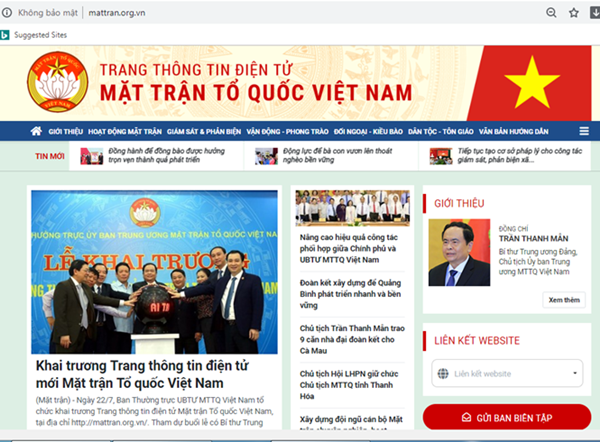 Khai trương Trang thông tin điện tử mới Mặt trận Tổ quốc Việt Nam - Hình 2