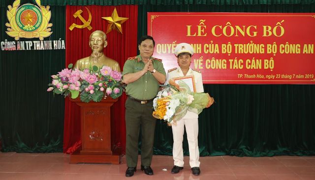 Thành phố Thanh Hóa có tân Trưởng công an