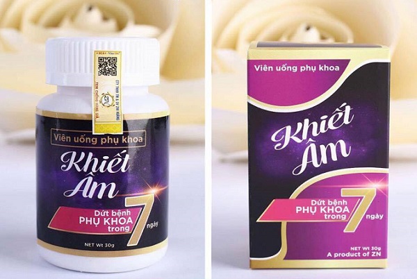 Thực phẩm bảo vệ sức khỏe Viên uống phụ khoa Khiết Âm được quảng cáo như “thần dược”?