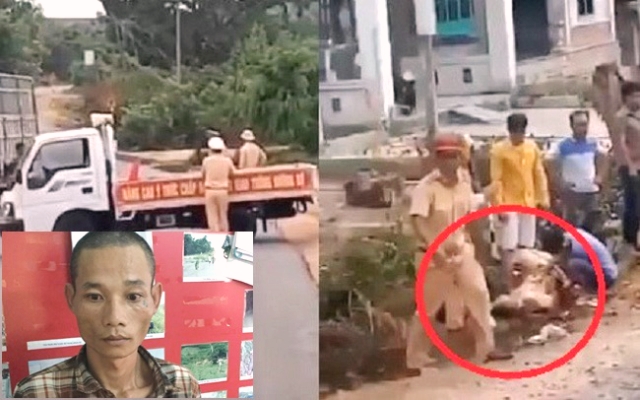 Gia Lai: Chở 200kg gỗ lậu, không có giấy tờ, đối tượng đâm thẳng xe vào CSGT