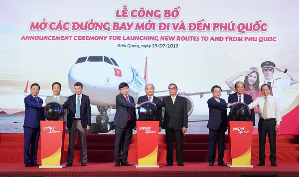 Vietjet công bố mở đường bay mới đến Phú Quốc