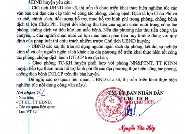 Quảng Nam: Chấn chỉnh ngay việc thu tiền sai quy định khi thu gom lợn bị dịch - Hình 1