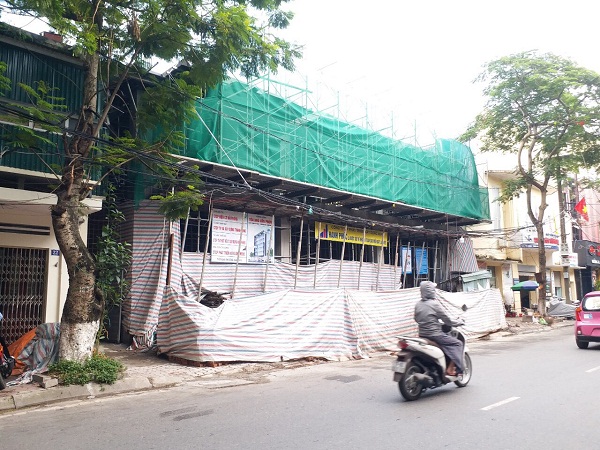 Hải Phòng: Công trình vi phạm trật tự xây dựng vẫn ngang nhiên thi công