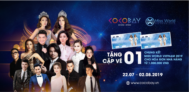 Tổ hợp Du lịch & Giải trí Cocobay Đà Nẵng: Tặng vé Chung kết Miss World Vietnam 2019 - Hình 1