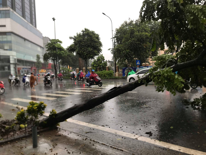 Hà Nội: Nhiều tuyến phố ngập lụt cục bộ do mưa lớn kéo dài - Hình 6