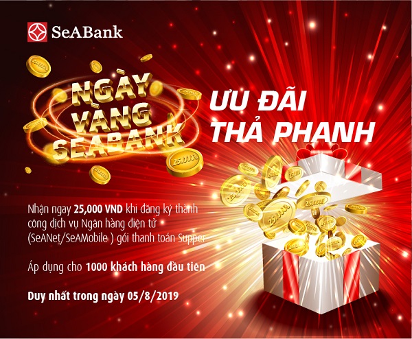 Hàng nghìn quà tặng trong ngày khuyến mại tại SeABank