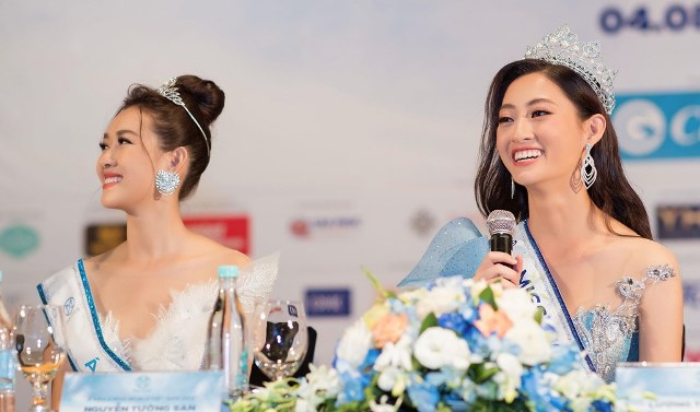 Miss World Vietnam 2019: Tân hoa hậu có buổi gặp gỡ báo chí đầu tiên sau khi đăng quang. - Hình 3