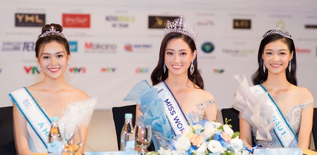 Miss World Vietnam 2019: Tân hoa hậu có buổi gặp gỡ báo chí đầu tiên sau khi đăng quang. - Hình 4