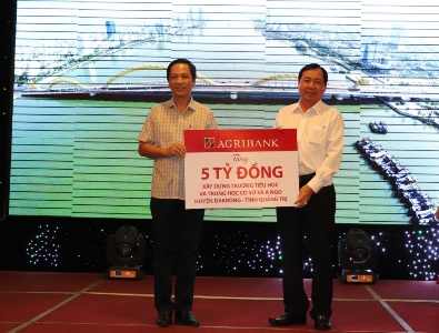 Agribank ủng hộ các hoạt động an sinh xã hội tại tỉnh Quảng Trị - Hình 1