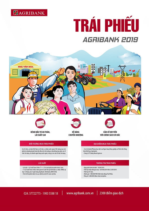 Agribank phát hành 5.000 tỷ đồng trái phiếu, lãi suất dự kiến trên 8% - Hình 1