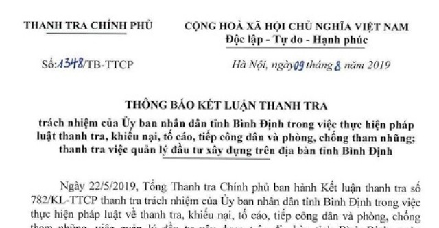 Bình Định: Nhiều cán bộ bổ nhiệm sai và liên quan đến tham nhũng - Hình 1