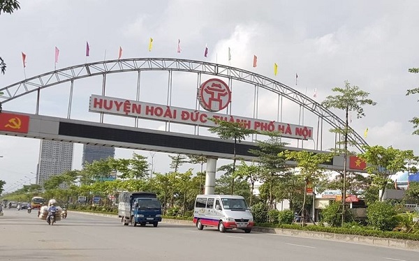 Hà Nội chủ trương xây dựng huyện Hoài Đức thành quận vào năm 2020