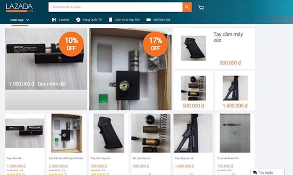 'Hàng cấm' ngang nhiên rao bán công khai trên trang TMĐT