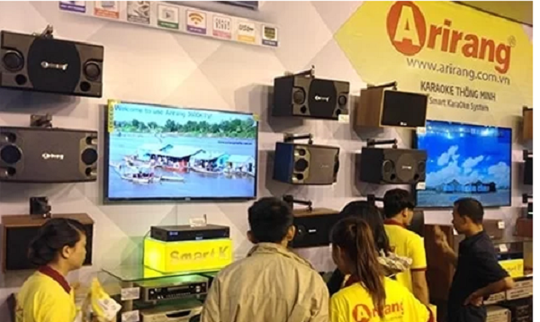 Maseco bán nhãn hiệu máy hát karaoke Arirang
