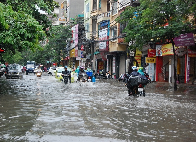 Tuần tới miền Bắc tiếp tục có giông