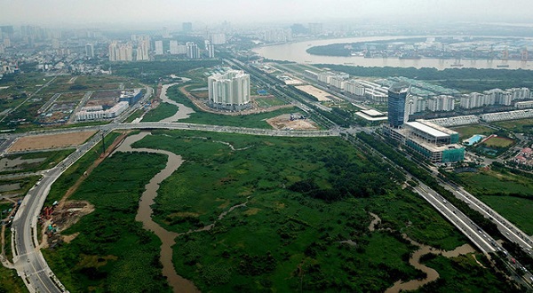 Phê duyệt bản đồ xác định ranh giới phần diện tích đất 4,39 ha không có trong quy hoạch Thủ Thiêm