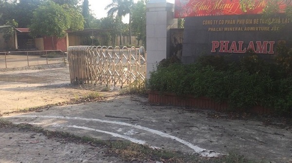 Hải Dương: Công ty phụ gia bê tông Phả Lại PhaLaMi gây ô nhiễm môi trường?