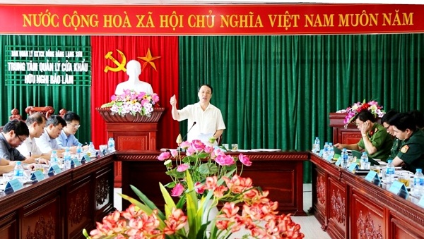 Lãnh đạo tỉnh Lạng Sơn kiểm tra hoạt động tại cửa khẩu Quốc tế Hữu Nghị