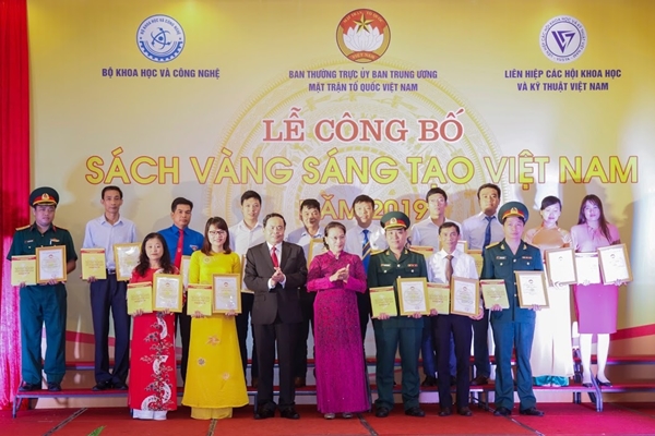 74 công trình được vinh danh trong Sách vàng Sáng tạo Việt Nam năm 2019