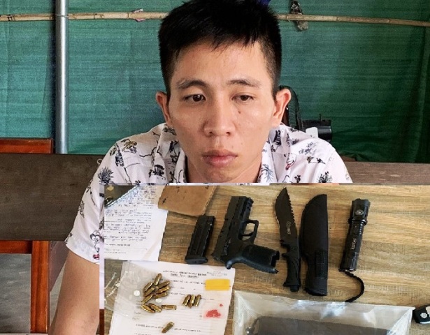 Thanh Hóa: Bắt giữ đối tượng tàng trữ súng và ma túy