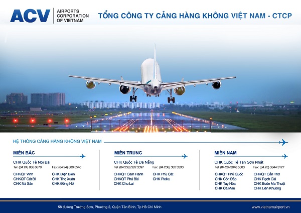 Tổng công ty Cảng hàng không Việt Nam – CTCP (ACV) được vinh danh trong “Top 50 Nhãn hiệu nổi tiếng Việt Nam”