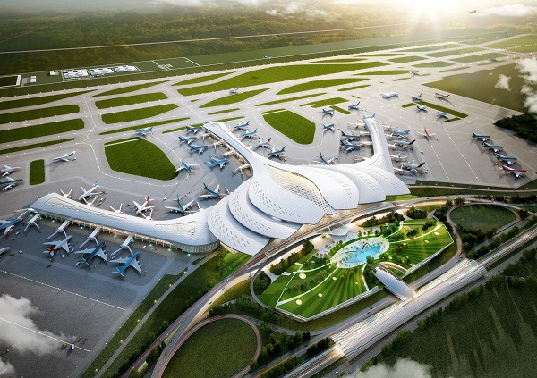 Mô hình Cảng hàng không Quốc tế Long Thành