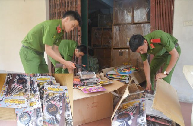 Nghệ An: Phát hiện, thu giữ hàng nghìn khẩu súng đồ chơi nguy hiểm