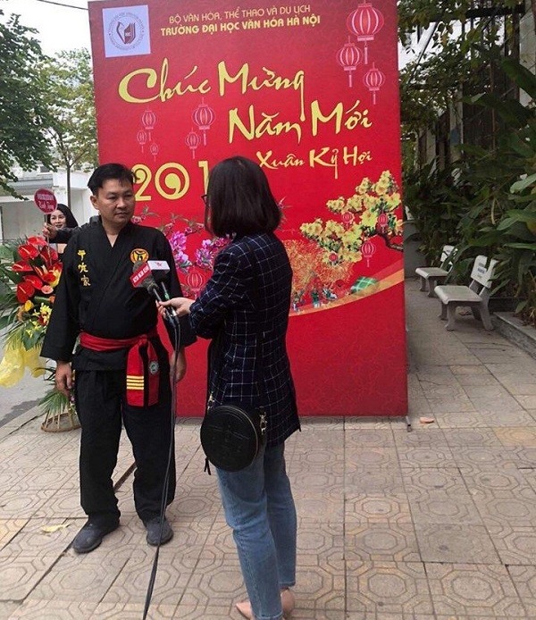 Đại võ sư Nguyễn Bá Mạnh – Phó chủ tịch võ thuật cổ truyền Việt Nam kiêm Phó chủ tịch Liên đoàn thế giới võ thuật cổ truyền Việt Nam