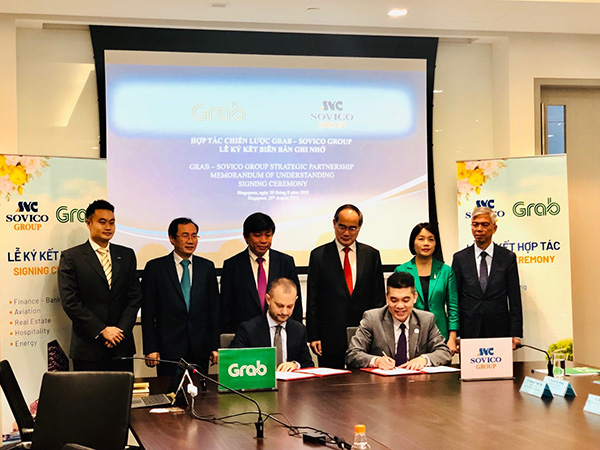 Grab hợp tác với Sovico phát triển mạng lưới giao nhận hàng hóa