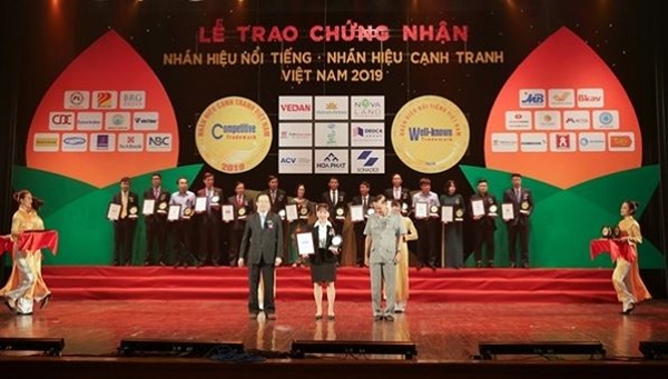 SaVipharm đạt chứng nhận “Top 50 nhãn hiệu nổi tiếng Việt Nam” năm 2019
