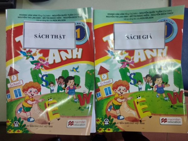 Tràn lan sách giáo khoa giả