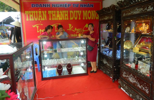 Sản phẩm của Hàng vàng Duy Mong nổi tiếng ở Huế