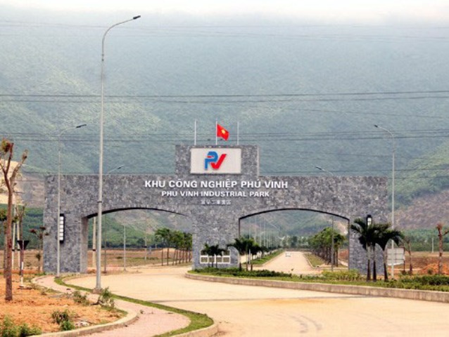 Khu công nghiệp Phú Vinh được quy hoạch 207 ha thuộc Khu kinh tế Vũng Áng Hà Tĩnh