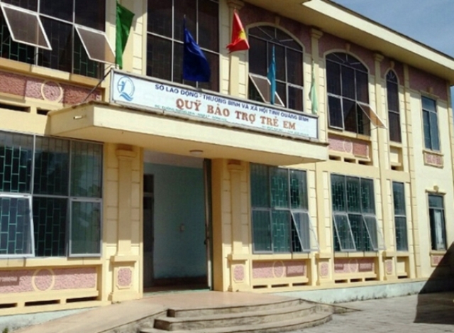 Trụ sở Quỹ bảo trợ trẻ em tỉnh Quảng Bình, nơi xảy ra sai phạm