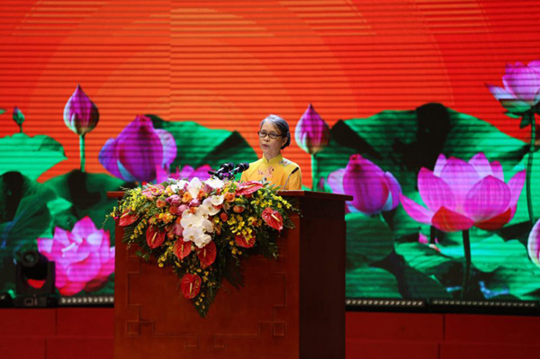 Phát biểu của bà Hoàng Thị Lữ, cán bộ Bảo Tàng Hồ Chí Minh, đại diện gương tiêu biểu học tập và làm theo tư tưởng, đạo đức, phong cách Hồ Chí Minh