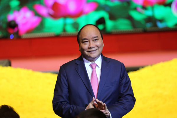 Thủ tướng Nguyễn Xuân Phúc cùng nhiều vị lãnh đạo Đảng, Nhà nước tham dự Lễ kỷ niệm